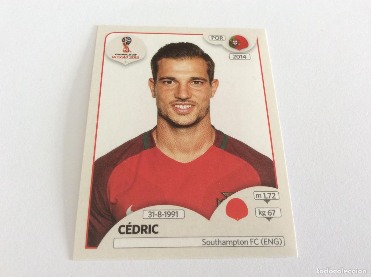 Figurine di Calcio: C&eacute;dric Sticker TRASERA ROSA Mundial 2018 Rusia Panini