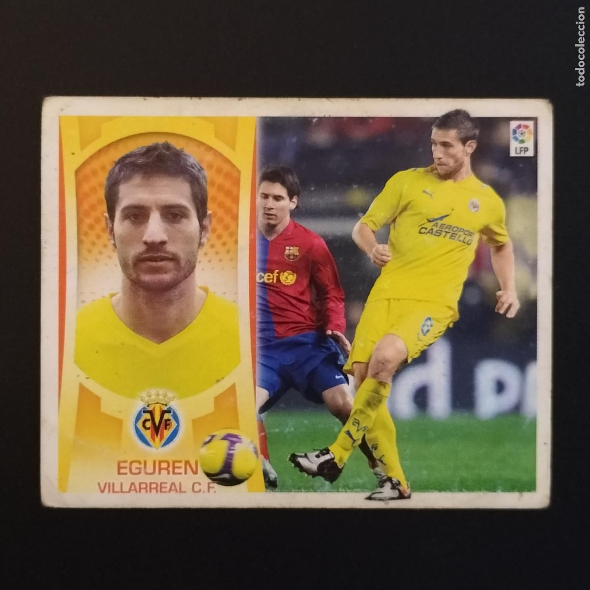 Fu&szlig;ball-Sticker: DEFECTOS 10 EGUREN VILLARREAL EDICIONES ESTE CROMOS ALBUM LIGA FUTBOL 2009 2010 09 10 PANINI