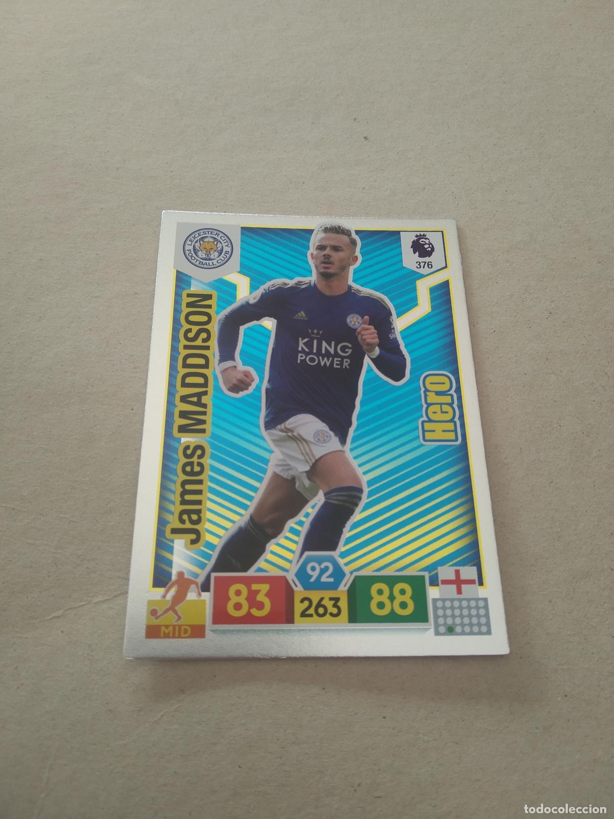 Figurine di Calcio: 376 MADDISON LEICESTER HERO CROMO FUTBOL PANINI LIGA ADRENALYN 19-20 PREMIER LEAGUE 2019-2020