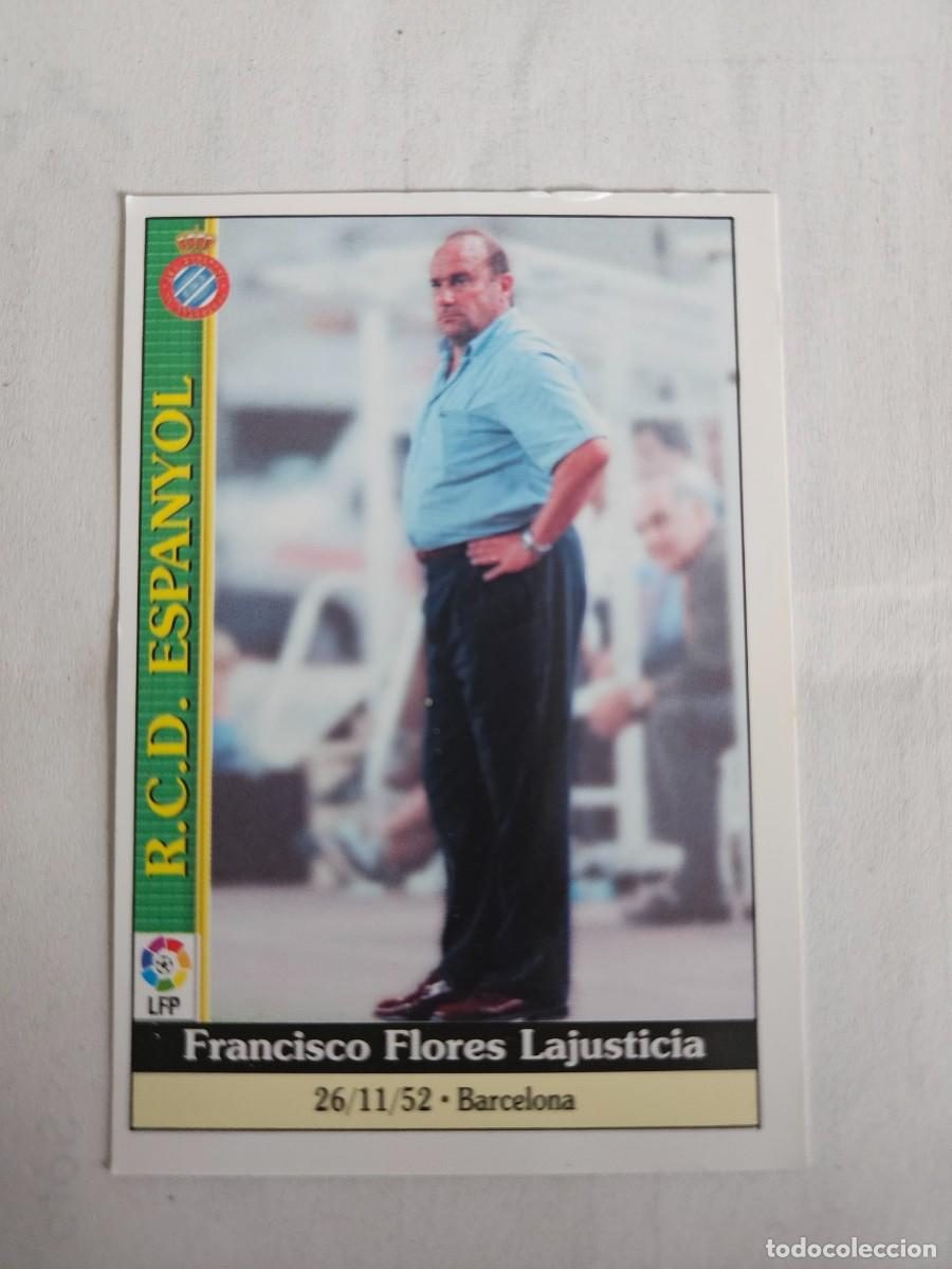 Fu&szlig;ball-Sticker: MUNDICROMO FICHAS LIGA 2000 N&ordm; 637 PACO FLORES (ESPANYOL ESPA&Ntilde;OL) ENTR - FUTBOL CROMO 1999 00
