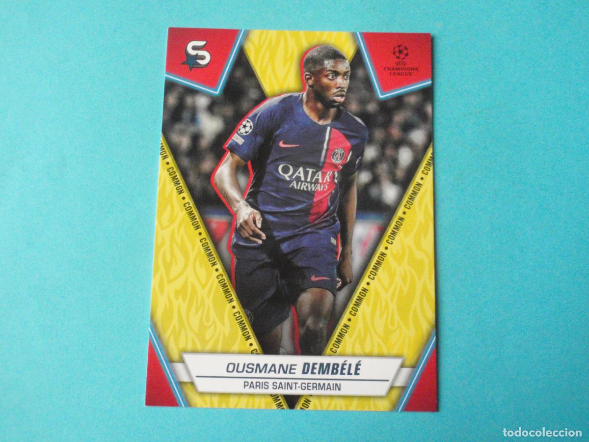 Fu&szlig;ball-Sticker: Card 112 DEMB&Eacute;L&Eacute; PSG. UEFA Champions League SUPERSTARS 2022 2023 TOPPS. 22 23
