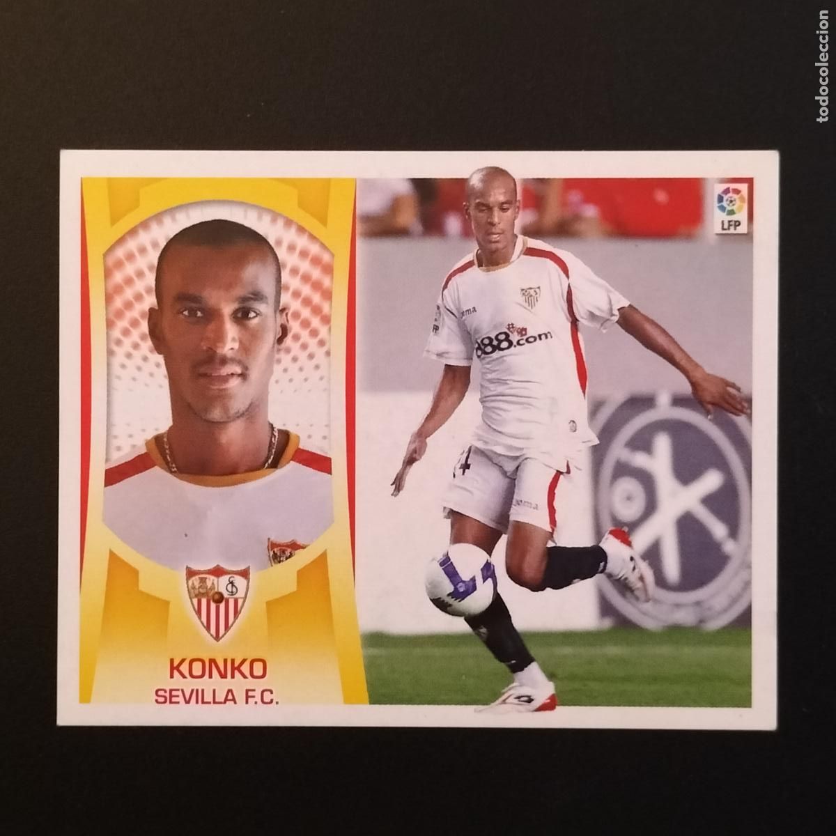Cromos de Futebol: DEFECTOS 3 B KONKO SEVILLA EDICIONES ESTE CROMOS LIGA FUTBOL 2009 2010 09 10 PANINI