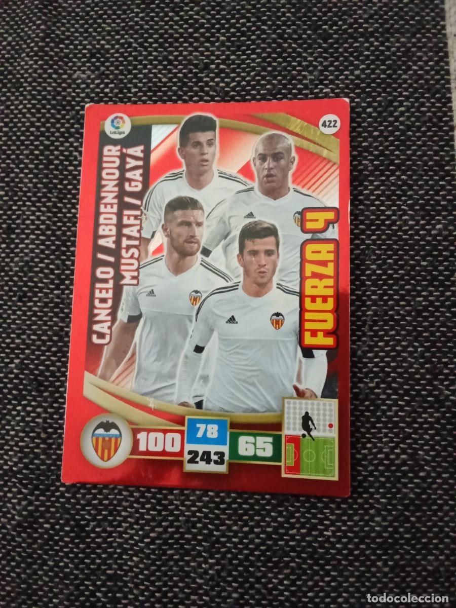 Figurine di Calcio: 422 fuerza 4 valencia ADRENALYN 2015-16