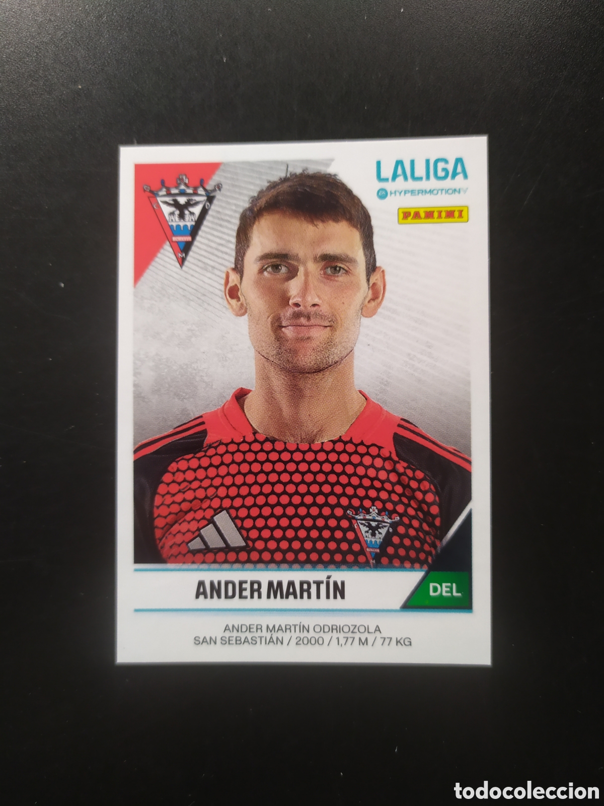 Fu&szlig;ball-Sticker: Liga Hypermotion 2024 2025 24 25 panini Ander Mart&iacute;n n&deg; 320 Mirand&eacute;s