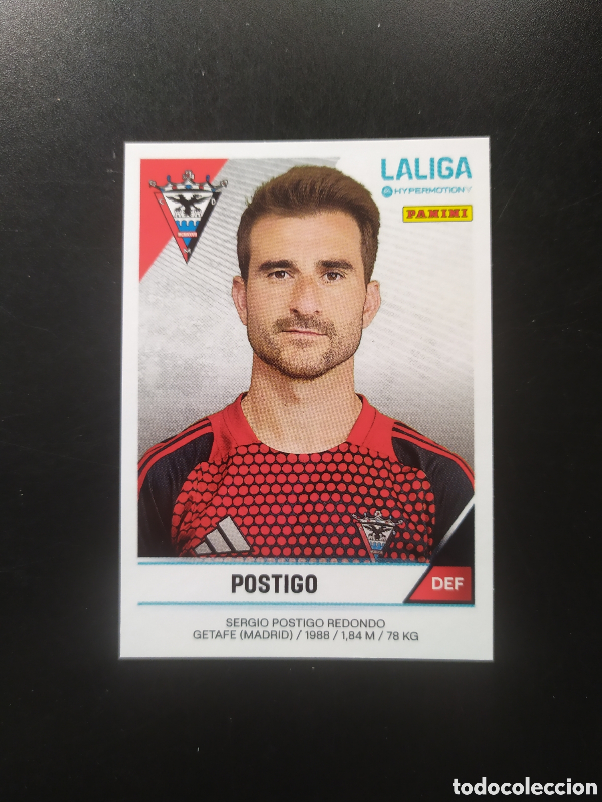 Fu&szlig;ball-Sticker: Liga Hypermotion 2024 2025 24 25 panini Postigo n&deg; 313 A Mirand&eacute;s