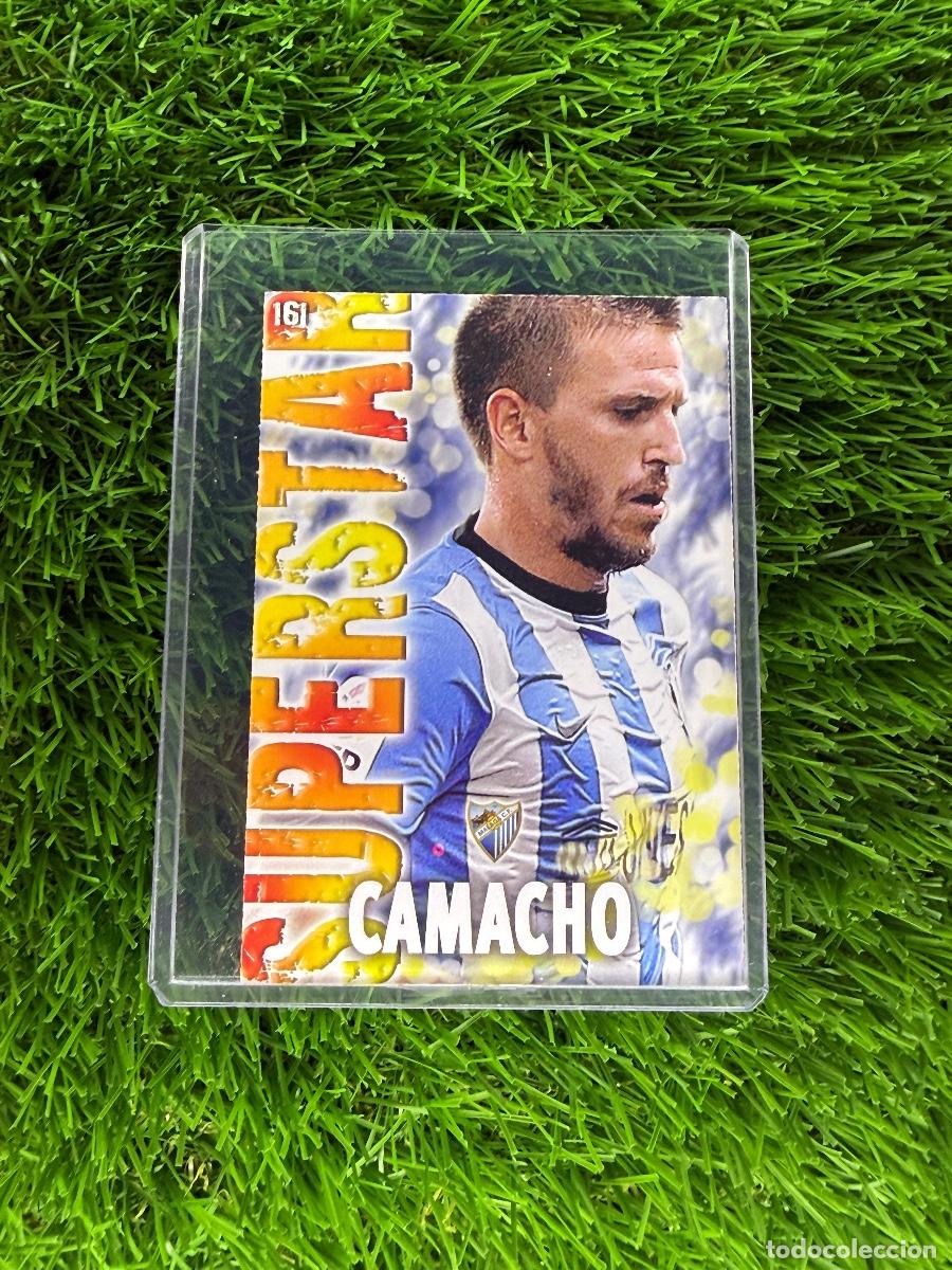 Fu&szlig;ball-Sticker: N&ordm; 161 Camacho Superstar M&aacute;laga CF Mundicromo Fichas de La Liga 13 14