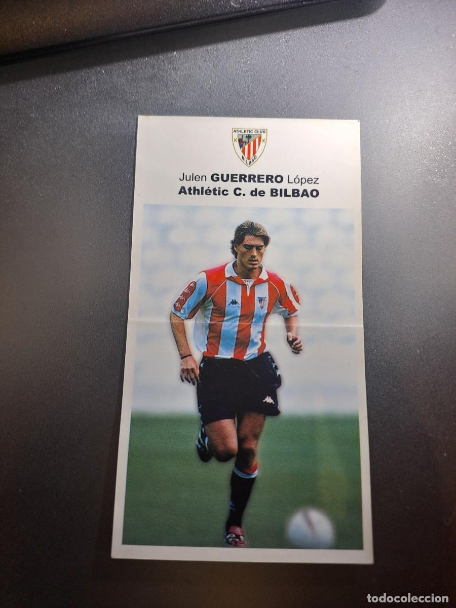 Cromos de f&uacute;tbol: CROMO JULEN GUERRERO ATHLETIC CLUB DE BILBAO FUTBOL LIGA 98 99 1998 1999 BOLLYCAO NUNCA PEGADO