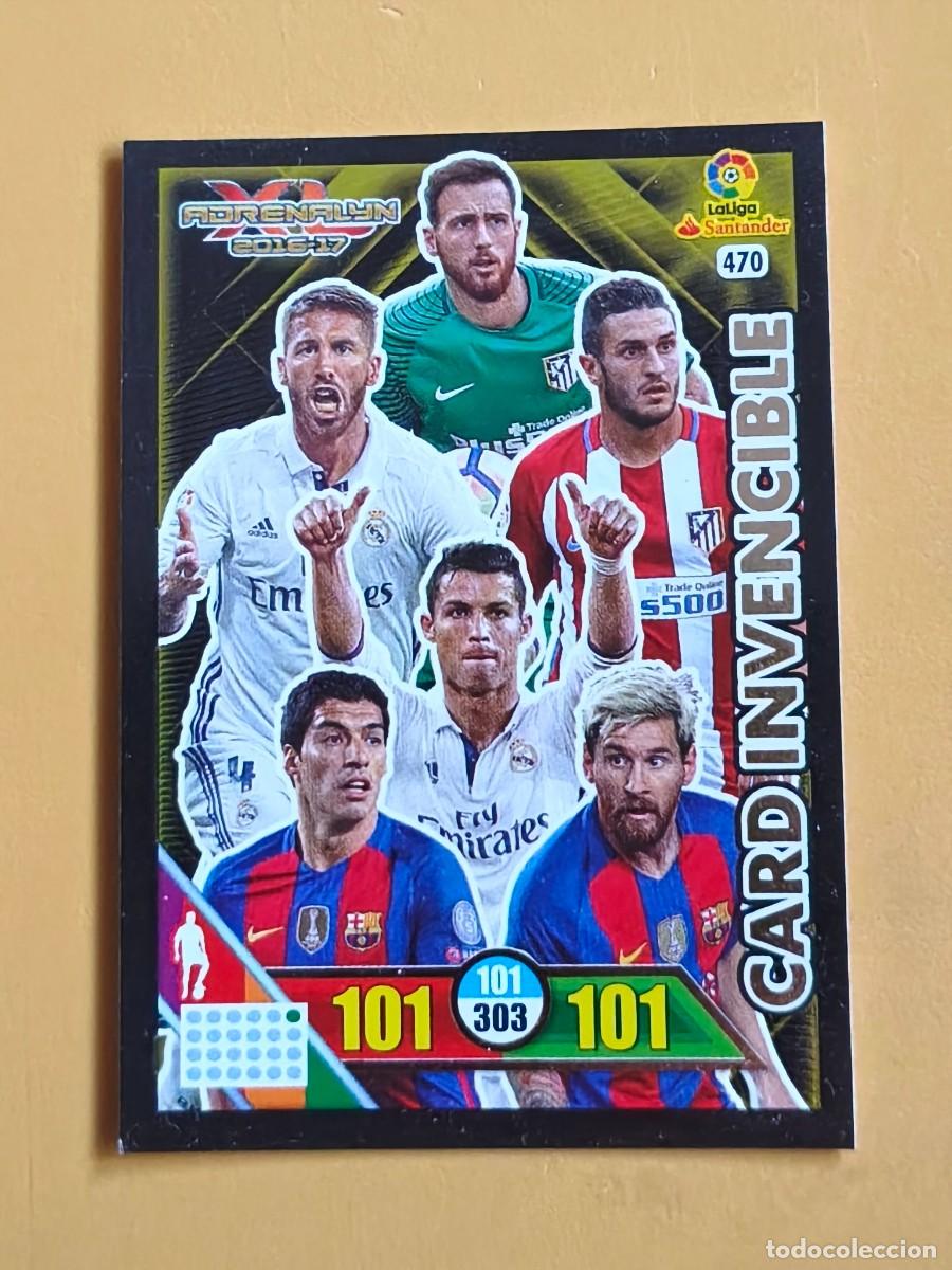 Cromos de f&uacute;tbol: card invencible, 2016 17 messi - Foto 1
