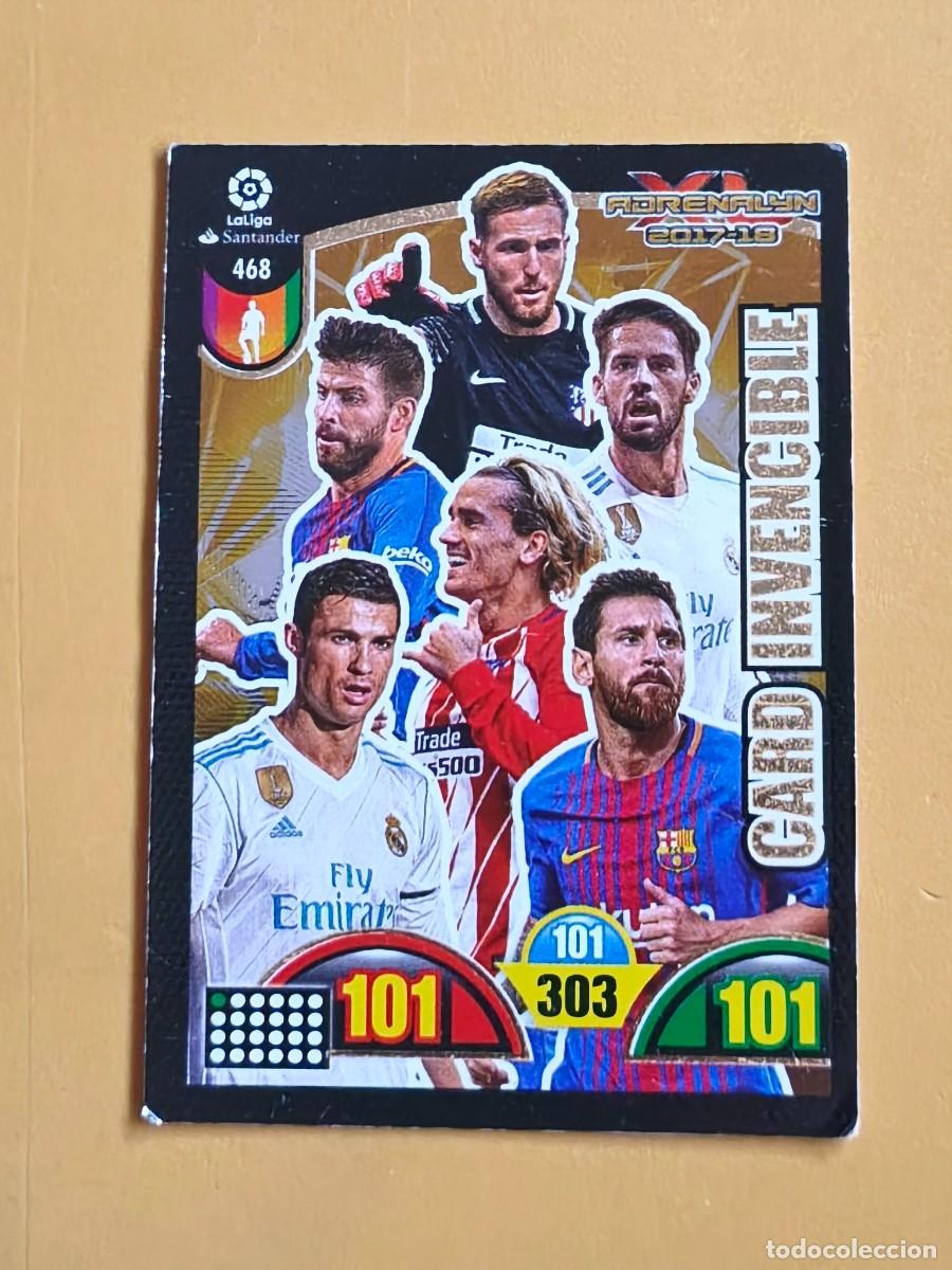 Cromos de f&uacute;tbol: card invencible, 2017 18 messi - Foto 1