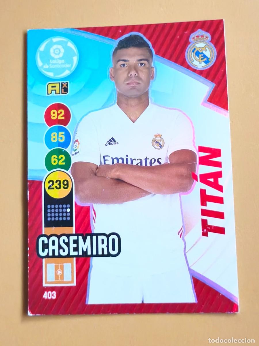 Cromos de F&uacute;tbol: casemiro, 2020 21 titan