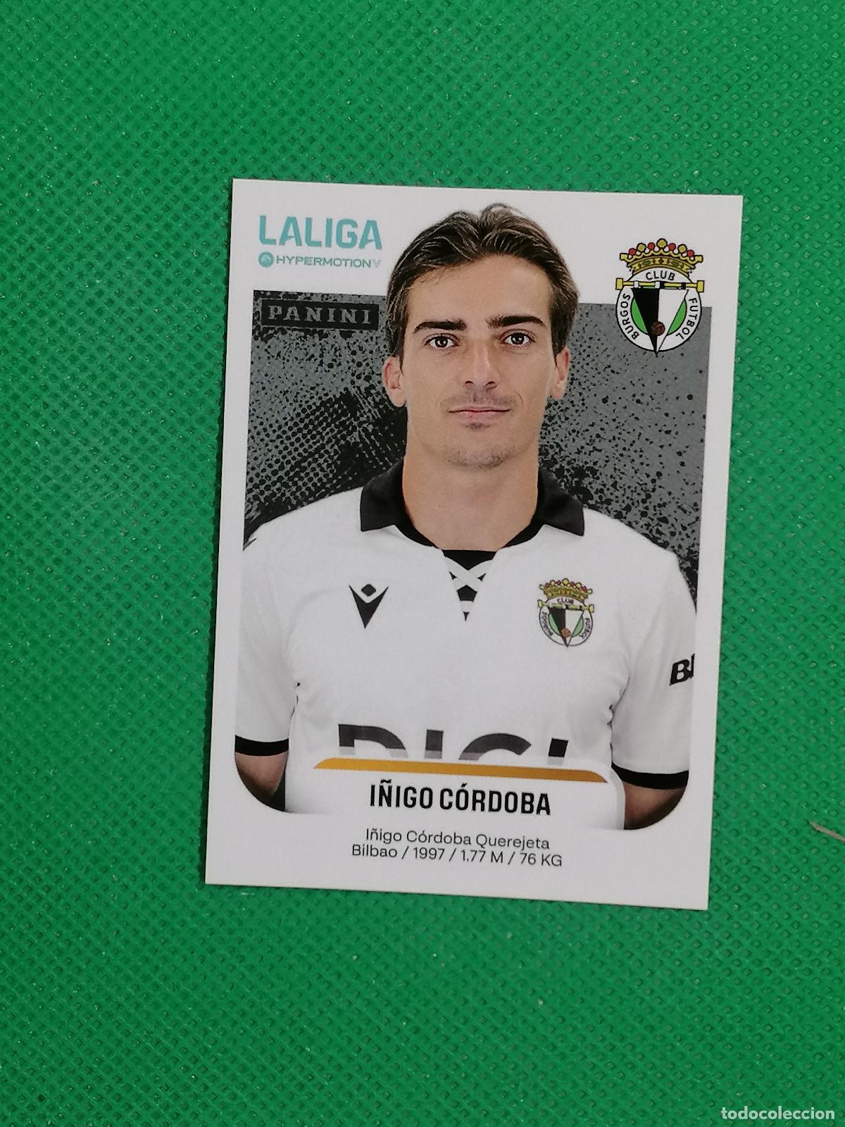Cromos de f&uacute;tbol: 72 I&Ntilde;IGO CORDOBA BURGOS ⚽ PANINI LIGA HYPERMOTION 25 26 2025 2026 ⚽
