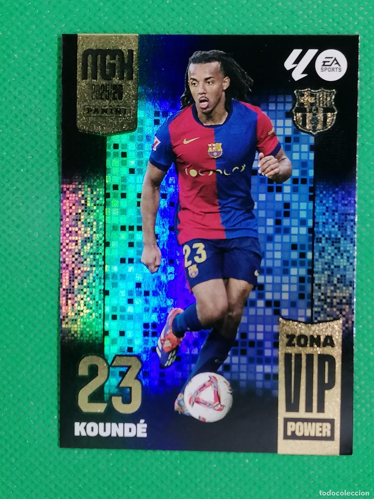 Cromos de f&uacute;tbol: P399 P 399 KOUNDE BARCELONA ZONA VIP POWER ⚽ MEGACRACKS LIGA 2025 2026 25 26 ⚽