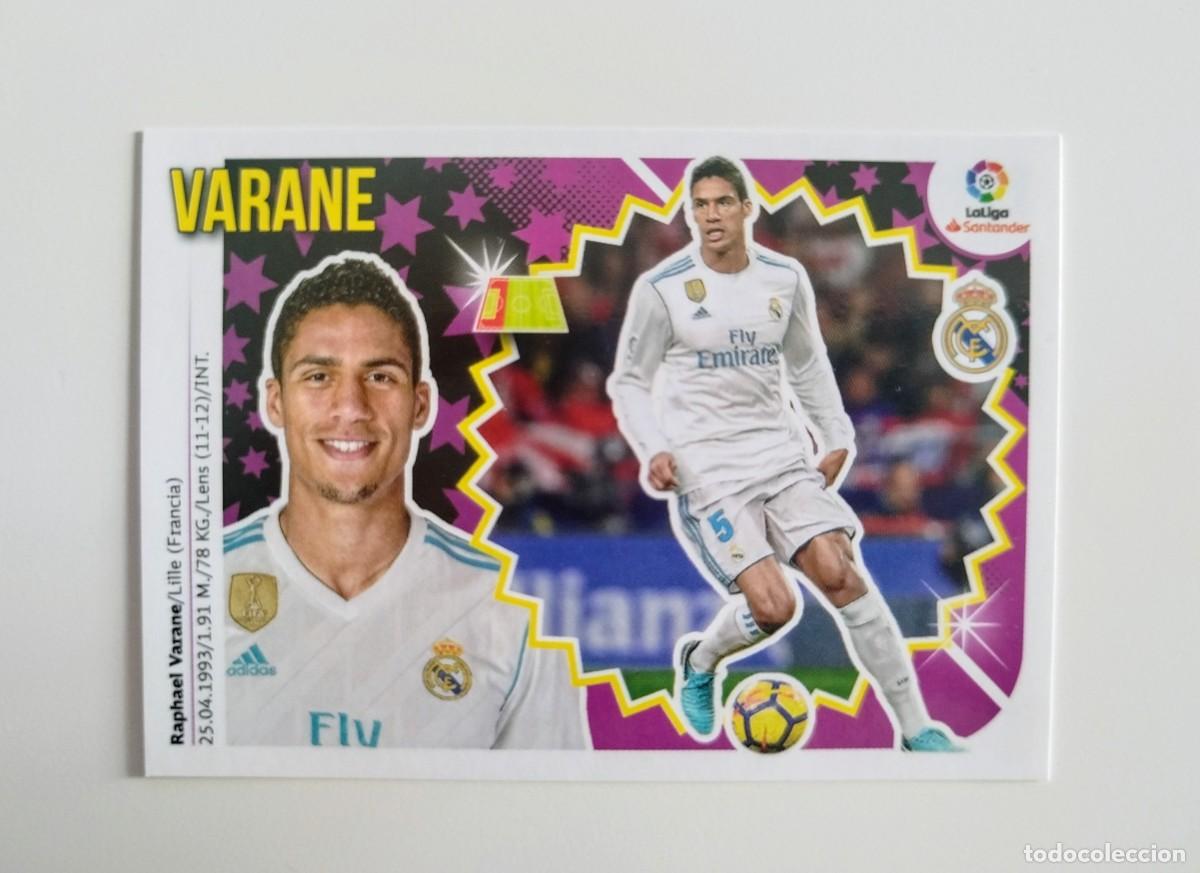 Figurine di Calcio: Varane 6 SIN PEGAR NUNCA PEGADO Real Madrid CF Liga Ediciones Este 18 19 / 2018 2019