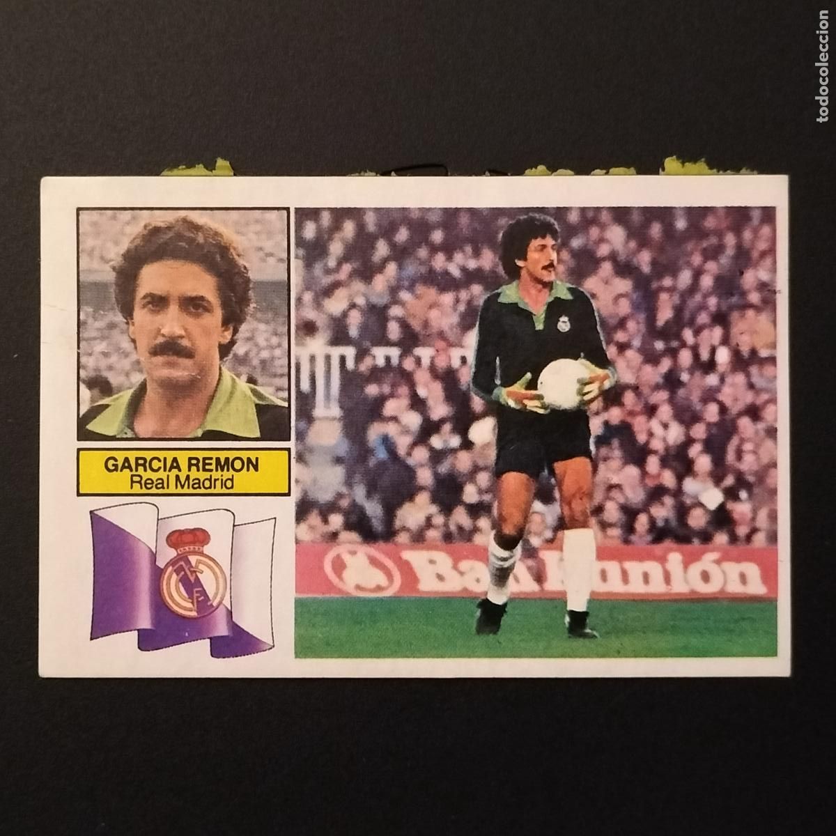 Fu&szlig;ball-Sticker: GARCIA REMON REAL MADRID CROMOS ALBUM LIGA FUTBOL ESTE 82 83 1982 1983