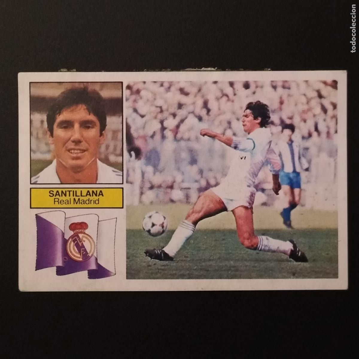 Fu&szlig;ball-Sticker: SANTILLANA REAL MADRID CROMOS ALBUM LIGA FUTBOL ESTE 82 83 1982 1983