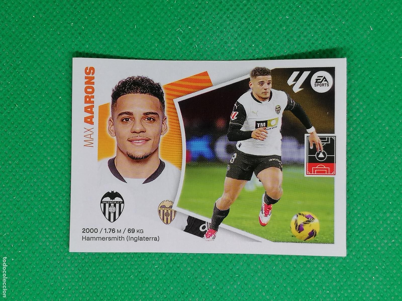 Figurine di Calcio: 33 MAX AARONS VALENCIA MERCADO DE INVIERNO ⚽ PANINI LIGA ESTE 24 25 2024 2025 ⚽