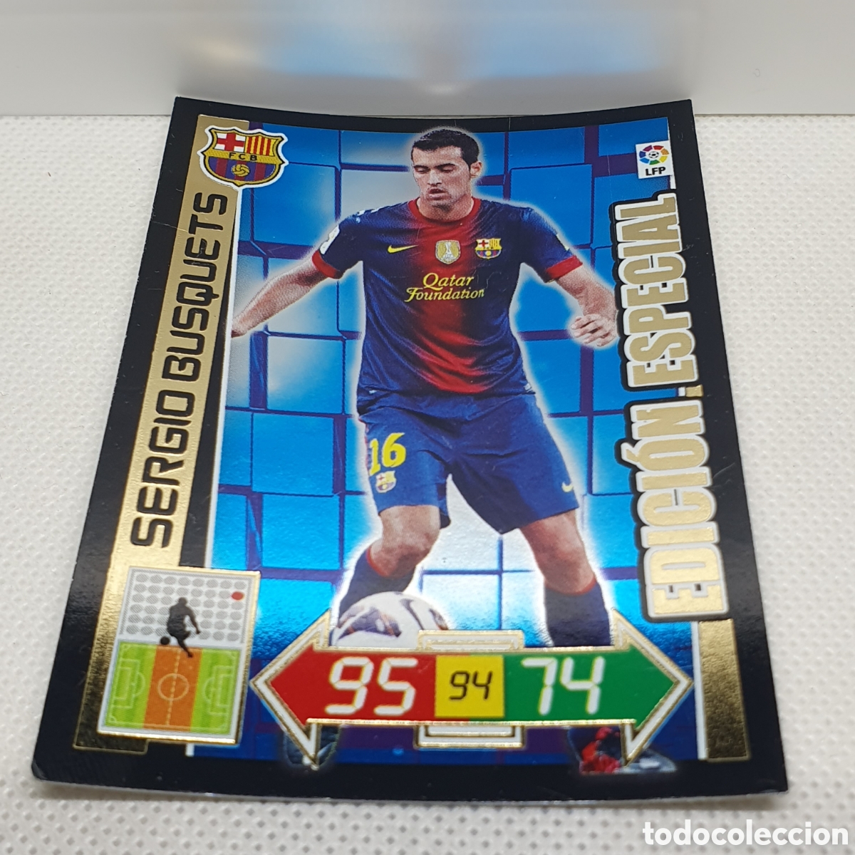 Cartes &agrave; collectionner de Football: ⚽️ CROMO DE FUTBOL SERGIO BUSQUETS EDICION ESPECIAL ADRENALYN 2012-13 F.C. BARCELONA PANINI ALBUM