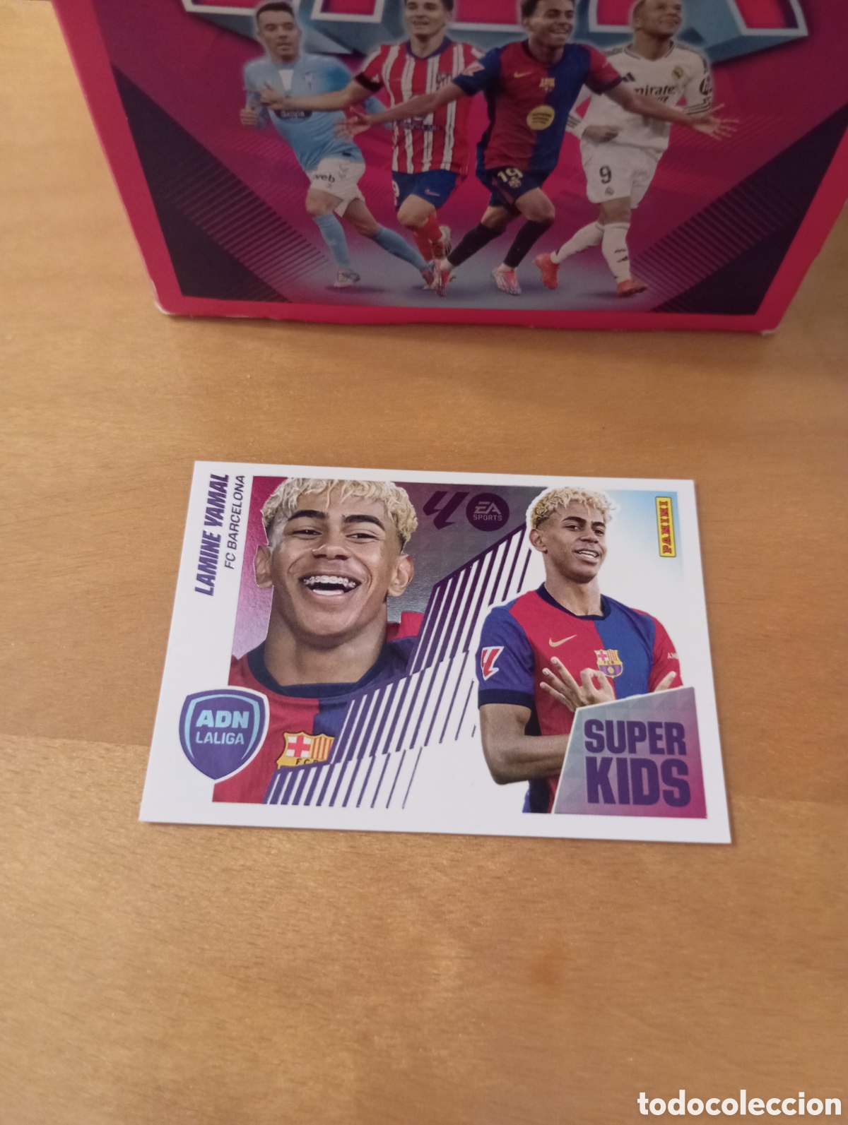 Cromos de F&uacute;tbol: Lamine Yamal ADN Super Kids LIGA ESTE 25-26
