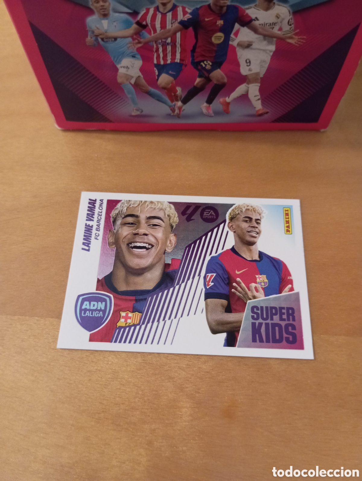 Cromos de F&uacute;tbol: Lamine Yamal ADN Super Kids LIGA ESTE 25-26