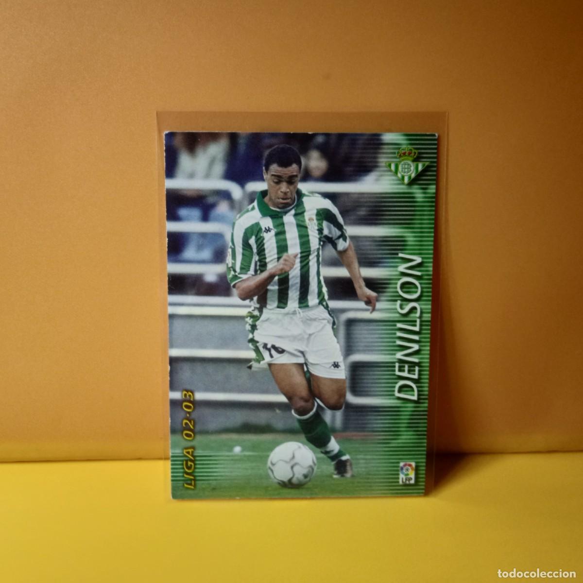 Figurine di Calcio: PANINI SPORTS; MEGACRACKS 2002 2003 02 03 REAL BETIS DENILSON 86