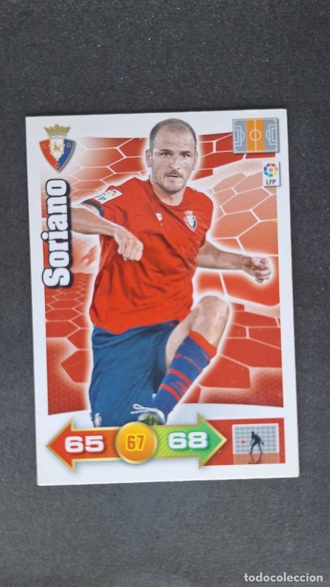 Figurine di Calcio: L1 SORIANO C. A. OSASUNA ADRENALYN XL LIGA 2010 2011 10 11 PANINI