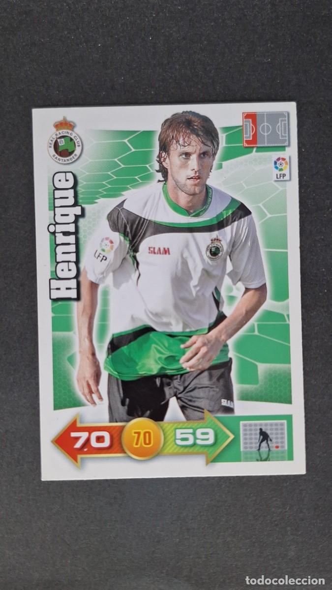 Fu&szlig;ball-Sticker: L1 HENRIQUE RACING DE SANTANDER ADRENALYN XL LIGA 2010 2011 10 11 PANINI