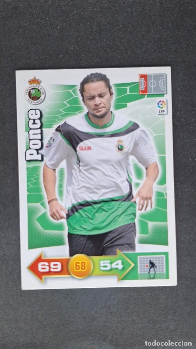 Cromos de f&uacute;tbol: L1 PONCE RACING DE SANTANDER ADRENALYN XL LIGA 2010 2011 10 11 PANINI