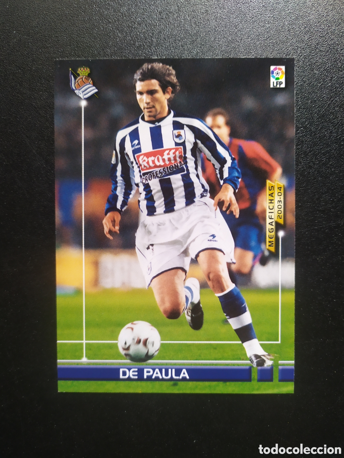 Cromos de f&uacute;tbol: Megafichas 2003 2004 03 04 panini De Paula n&ordm; 287 Real Sociedad megacracks