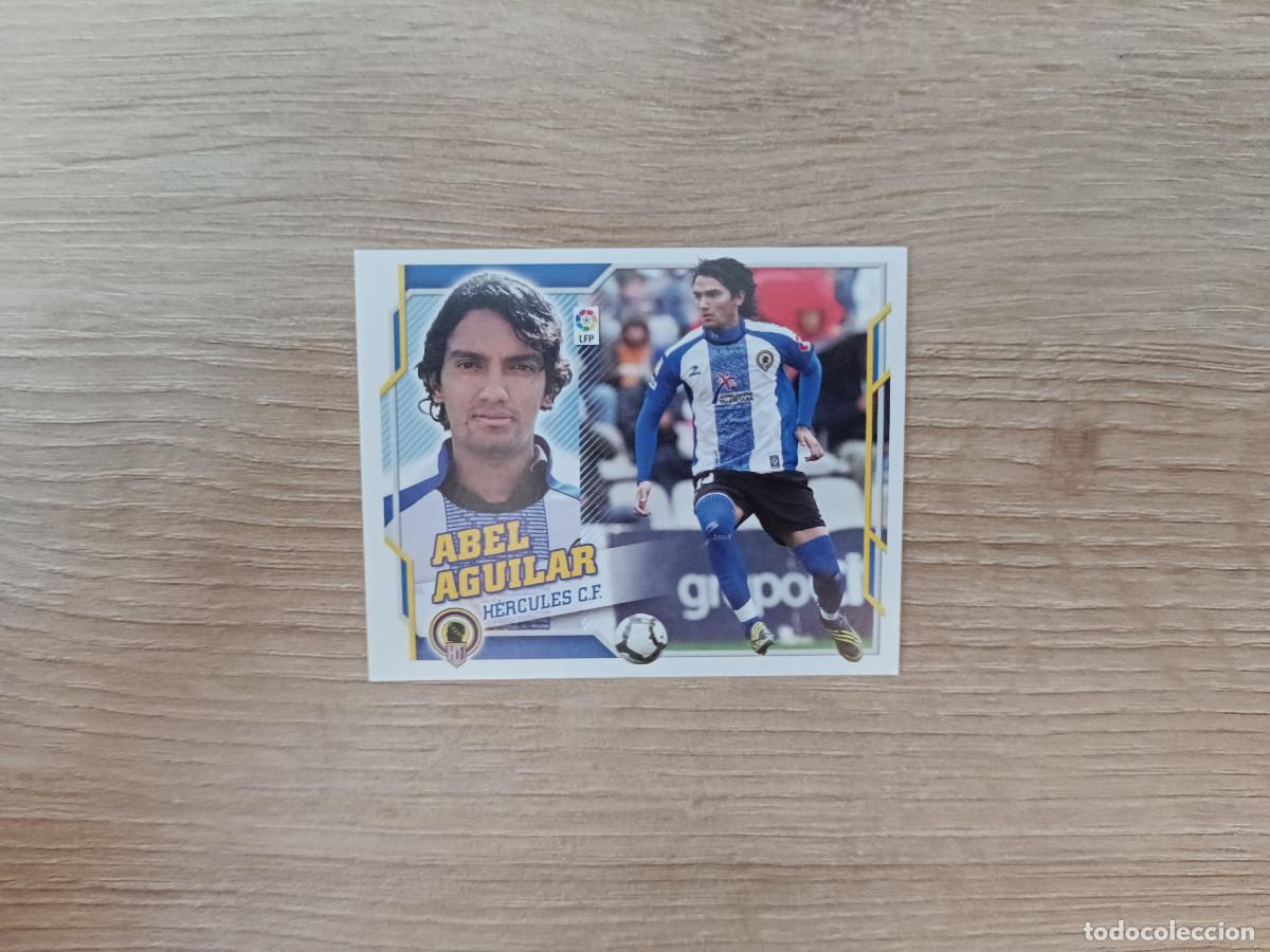 Figurine di Calcio: CROMO DE F&Uacute;TBOL LIGA ESTE ABEL AGUILAR COLOCA HERCULES SIN PEGAR NUNCA PEGADO 10 11 2010 2011