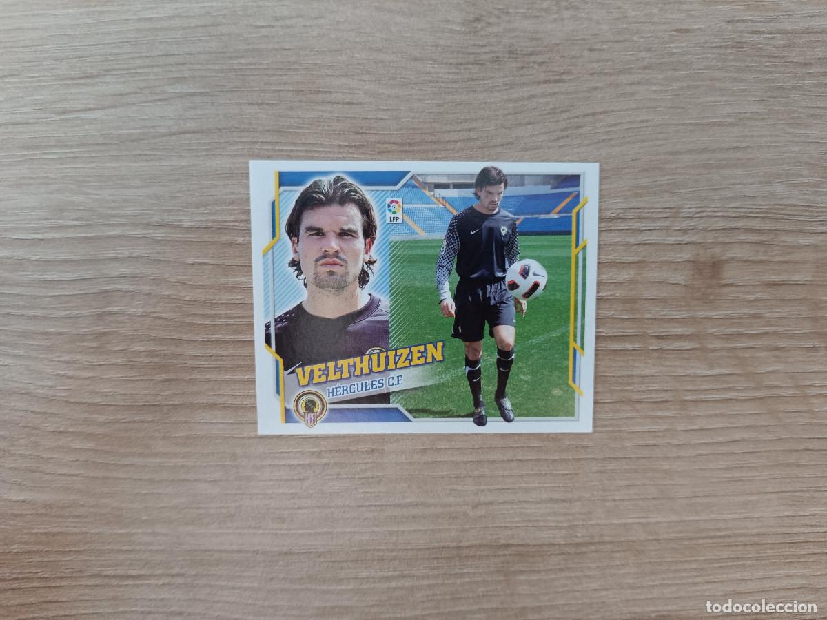 Cromos de Futebol: CROMO DE F&Uacute;TBOL LIGA ESTE VELTHUIZEN COLOCA HERCULES SIN PEGAR NUNCA PEGADO 10 11 2010 2011