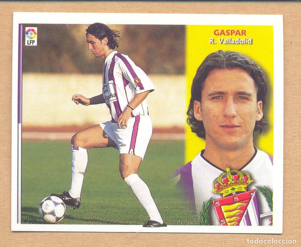 Fu&szlig;ball-Sticker: liga 2002-2003 este, gaspar - valladolid., nunca pegado, ver foto