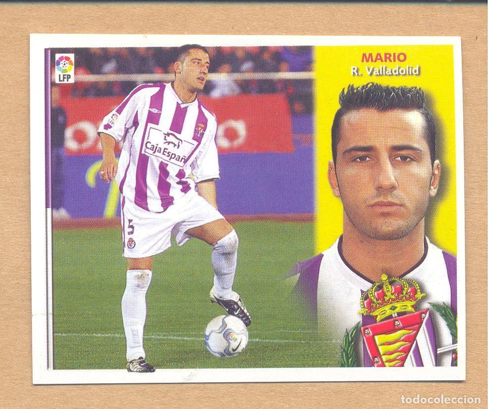 Fu&szlig;ball-Sticker: liga 2002-2003 este, mario - valladolid., nunca pegado, ver foto