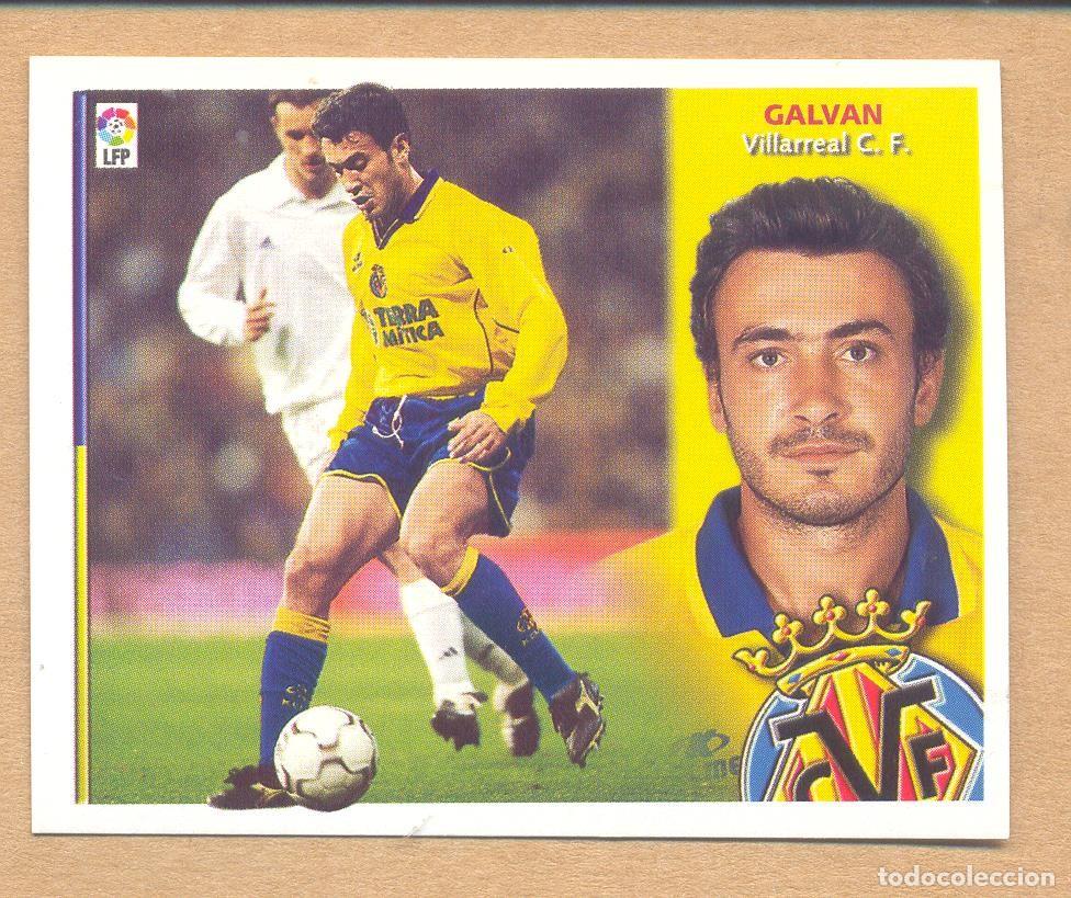 Fu&szlig;ball-Sticker: liga 2002-2003 este, galvan - villarreal, nunca pegado, ver foto