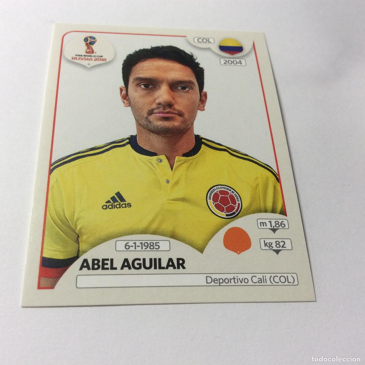 Cromos de f&uacute;tbol: Abel Aguilar Sticker TRASERA ROSA Mundial 2018 Rusia Panini