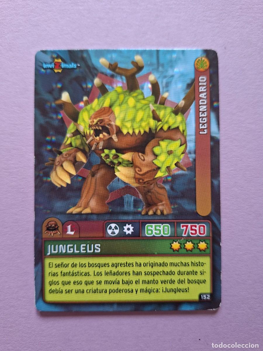 Cromos de F&uacute;tbol: 152 JUNGLEUS LEGENDARIO INVIZIMALS CRIATURAS SECRETAS TRADING CARD 2023 NUEVO