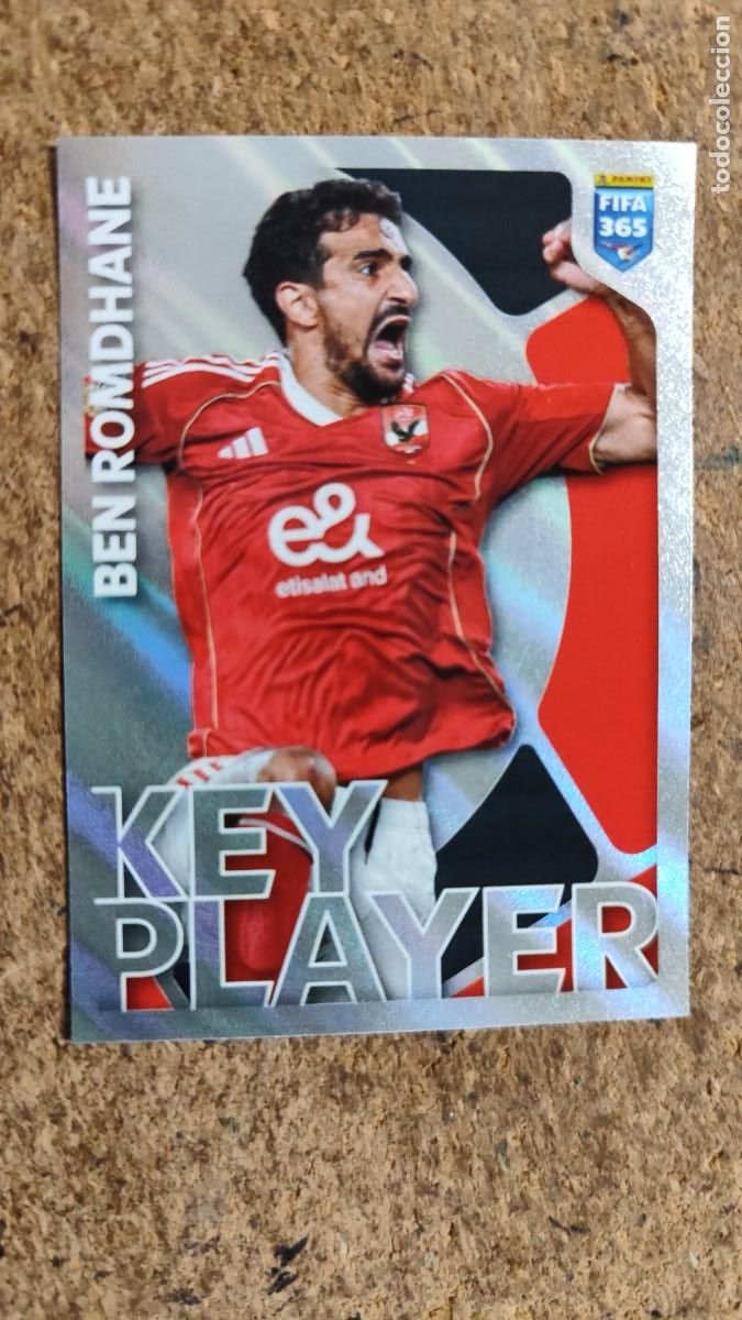 Football Stickers: FIFA 365 2026 UCL STICKER KEY PLAYER ROMDHANE AL -AHLY # 75 PANINI