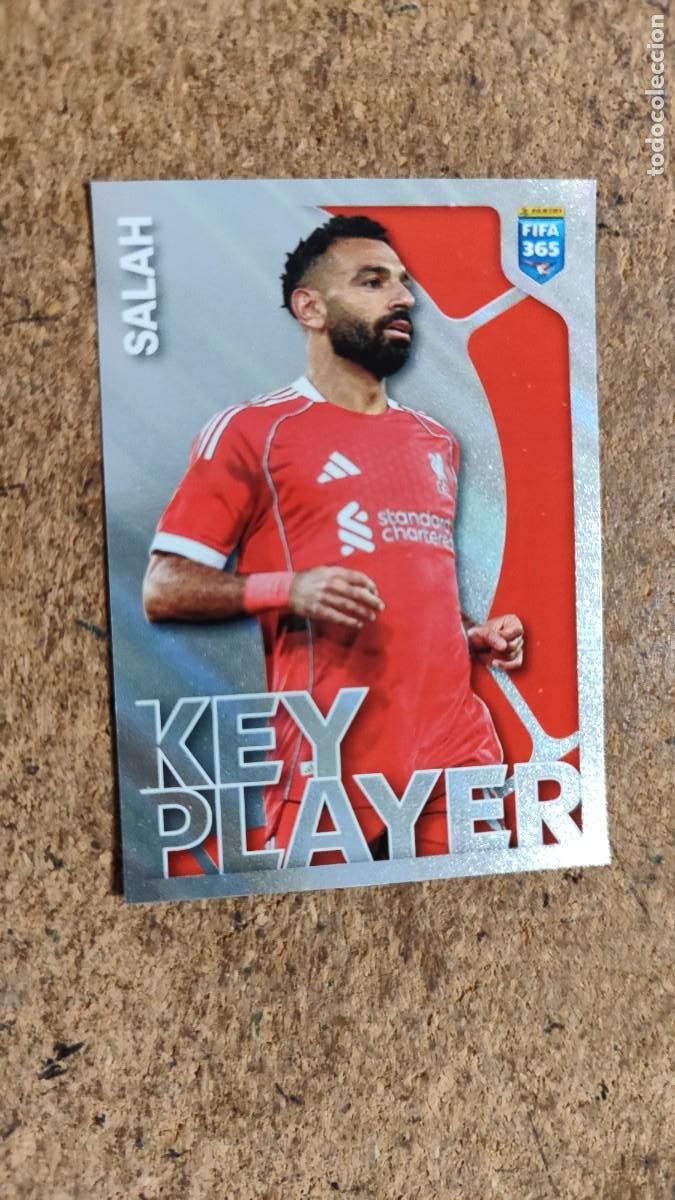 Fu&szlig;ball-Sticker: FIFA 365 2026 UCL STICKER KEY PLAYER SALAH LIVERPOOL # 93 PANINI
