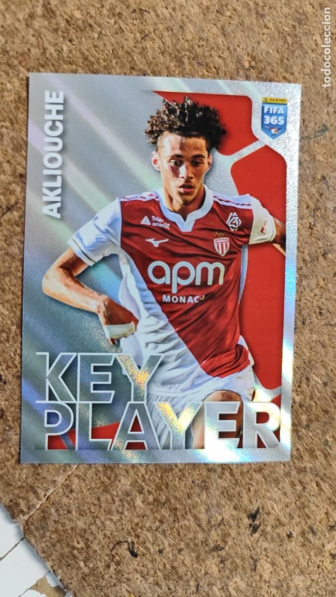 Football Stickers: FIFA 365 2026 UCL STICKER KEY PLAYER AKLIOUCHE MONACO # 111 PANINI