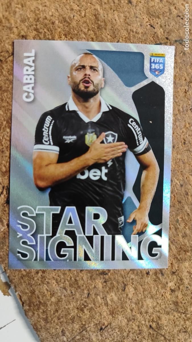 Figurine di Calcio: FIFA 365 2026 UCL STICKER STAR SIGNING CABRAL BOTAFOGO # 58 PANINI