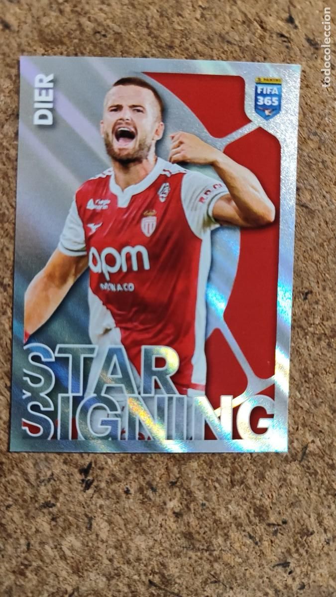 Cromos de F&uacute;tbol: FIFA 365 2026 UCL STICKER STAR SIGNING DIER MONACO # 112 PANINI