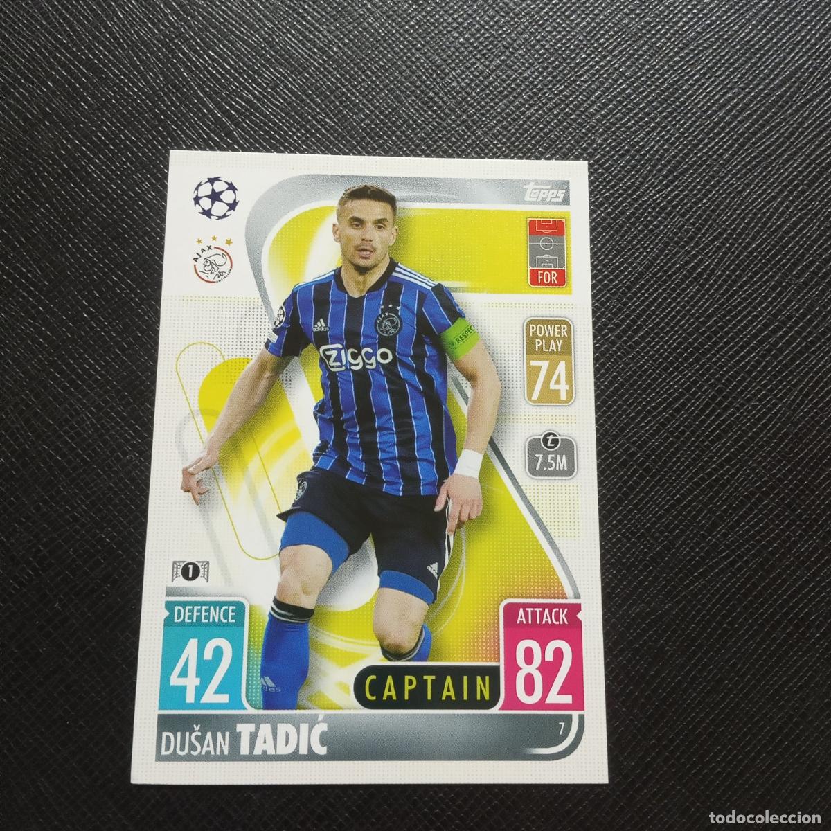 Figurine di Calcio: 7 TADIC AJAX TOPPS MATCH ATTAX 2021 2022 FUTBOL 21 22 - (MD95/96-1) PG7