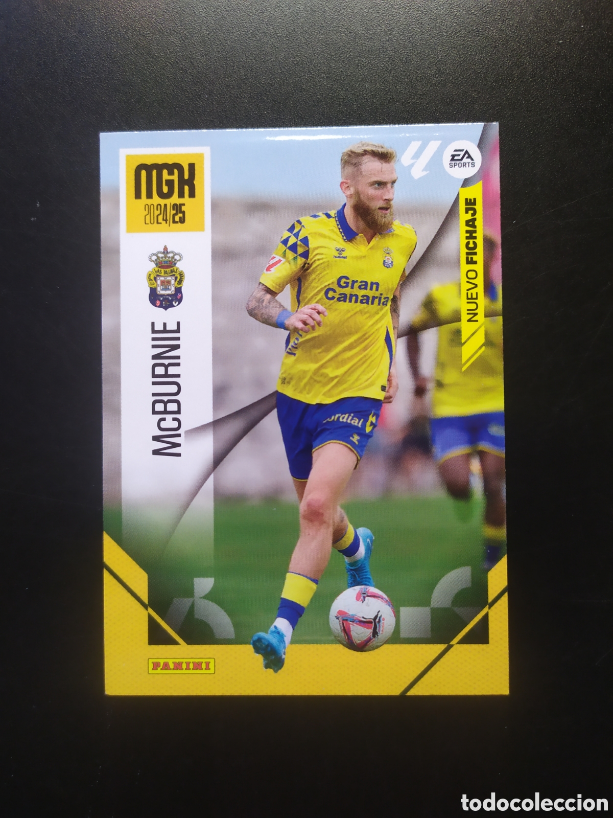 Cromos de f&uacute;tbol: Megacracks 2024 2025 24 25 panini McBurnie fichaje n&deg; 453 Las Palmas