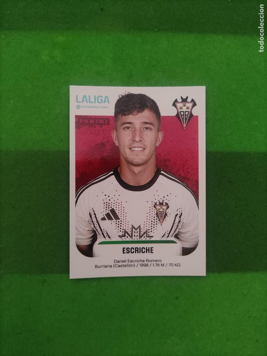 Figurine di Calcio: 18 A Escriche Albacete 2&ordf; Divisi&oacute;n Liga Hypermotion 2025/26 25/26 Sin Pegar