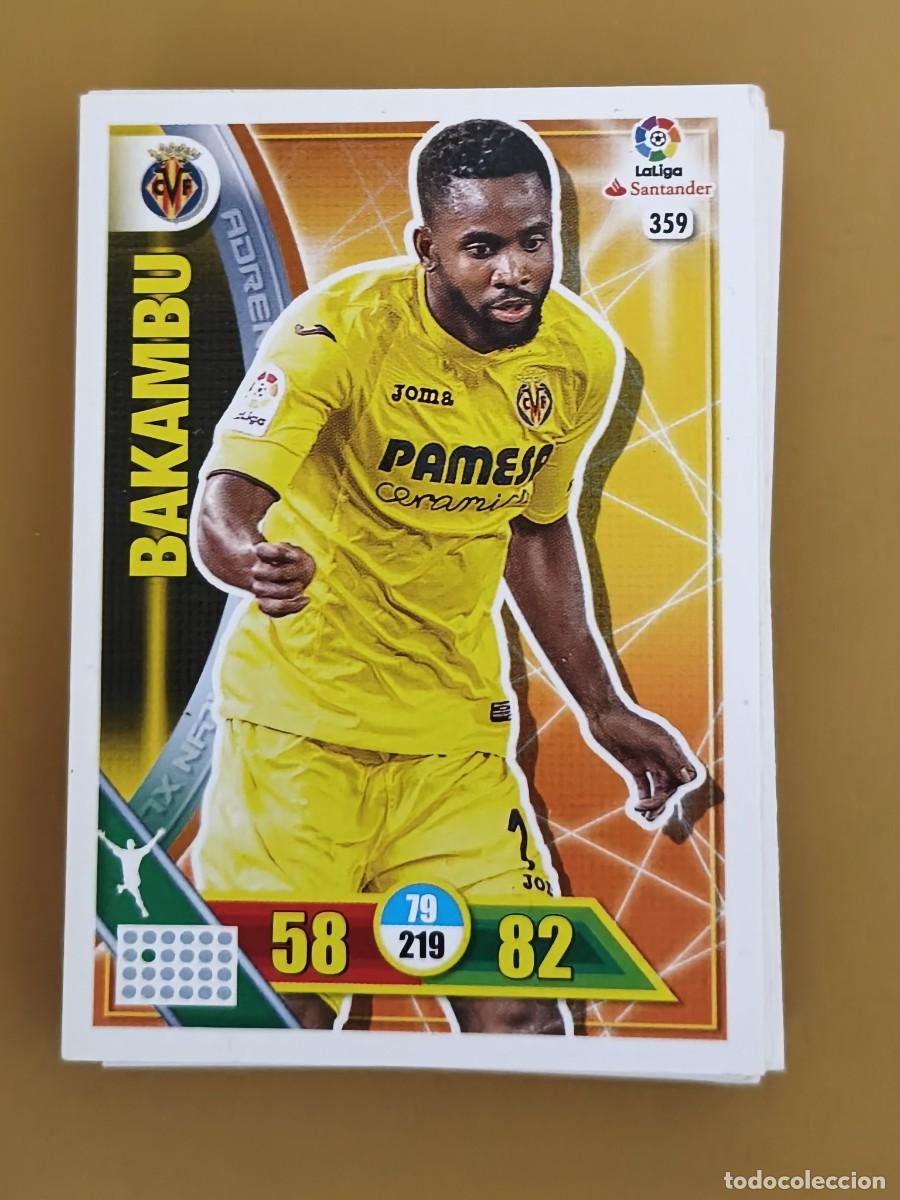 Cromos de f&uacute;tbol: bakambu, adrenalyn 2016 17 - Foto 1