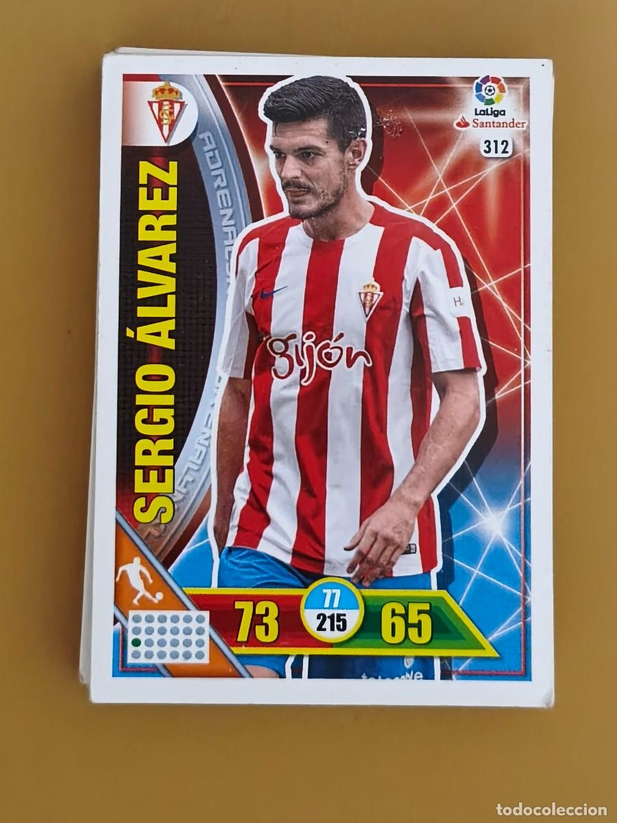 Cromos de f&uacute;tbol: sergio alvarez, adrenalyn 2016 17 - Foto 1