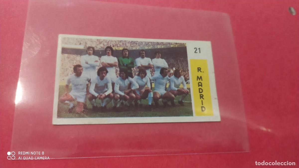 Cromos de Futebol: REAL MADRID 21 ALINEACION EDICIONES ESTADIO CAMPEONATO 1&ordf; Y 2&ordf; DIVISION 1976 1977 -76 -77 -H