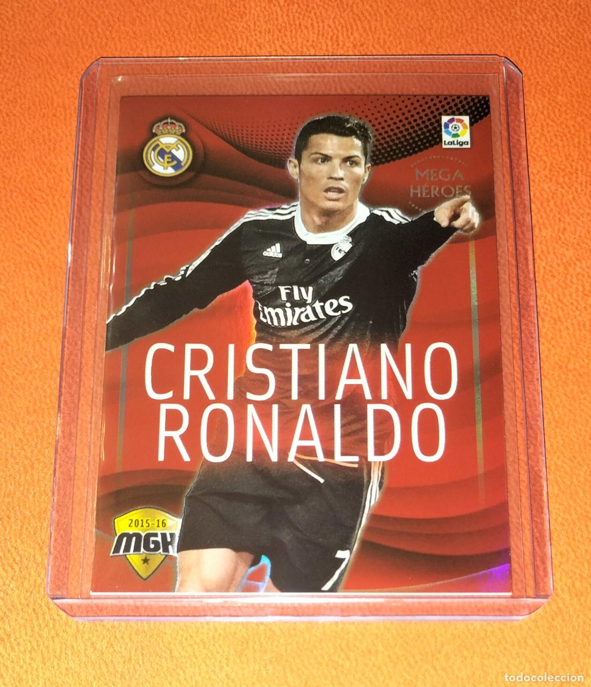Figurine di Calcio: 350 CRISTIANO RONALDO MEGA HEROES REAL MADRID CARD MGK MEGACRACKS LIGA FUTBOL 2015 2016 15 16