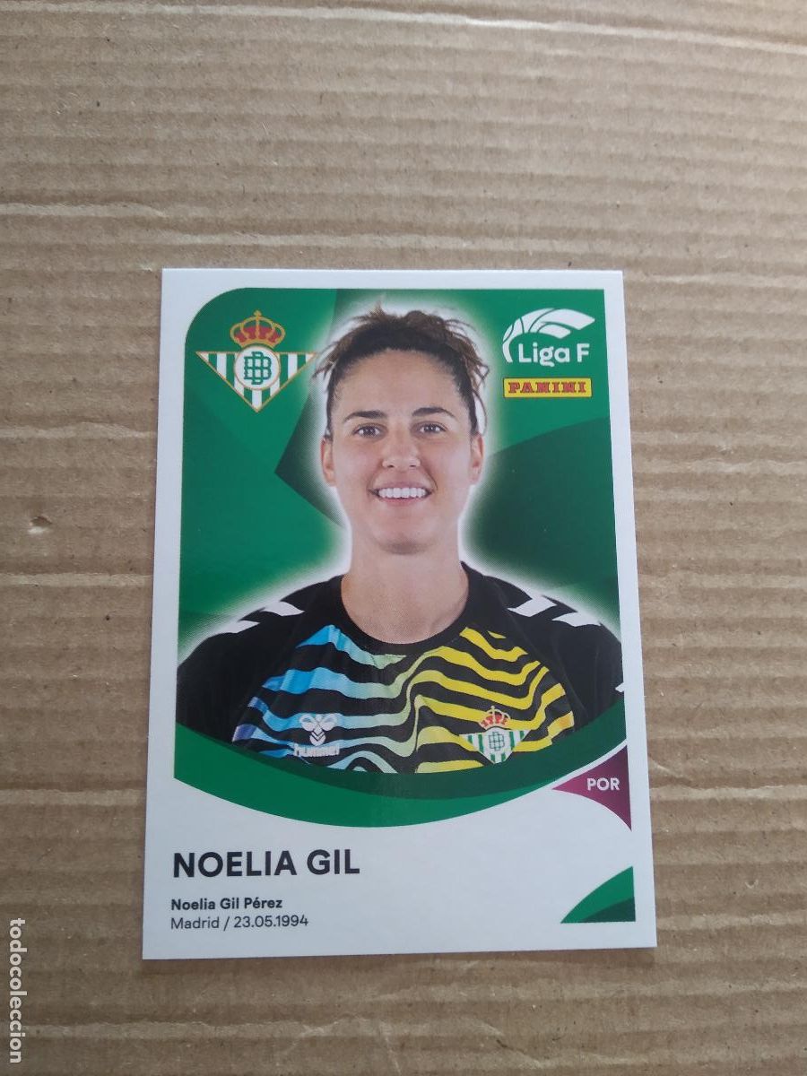 Cromos de F&uacute;tbol: 65 NOELIA GIL BETIS CROMO PANINI LIGA F 24-25 FUTBOL FEMENINO 2024-2025