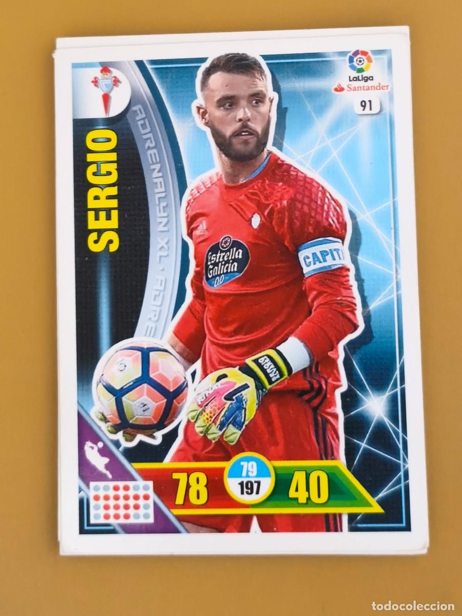Cromos de f&uacute;tbol: sergio, adrenalyn 2016 17 - Foto 1
