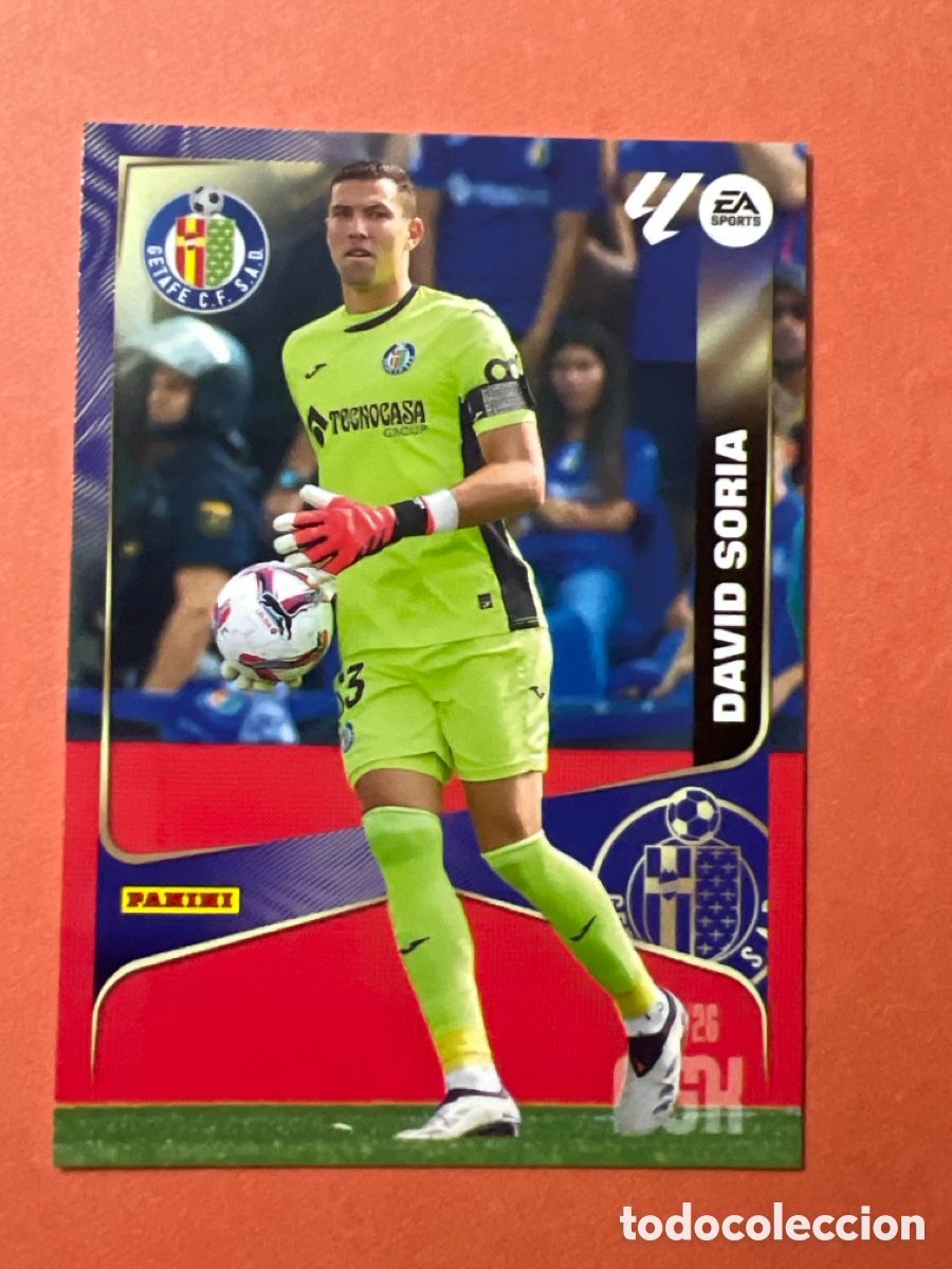 Figurine di Calcio: C3804. N&ordm; 164 DAVID SORIA GETAFE MGK MEGACRACKS 25 26 2025 2026